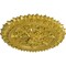 Ekena Millwork Lariah Ceiling Medallion (Fits Canopies up to 1 3/8"), 24 3/4"OD 1 3/8"ID x 3 1/4"P, Rich Gold CM24LARGS - alternate 3
